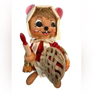 Annalee 8” Cherry Pie Mouse Chef Figurine 🍒🥧